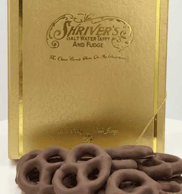 Mini Chocolate Covered Pretzels Gift Box