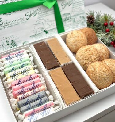 Salt Water Taffy, Fudge, and Macaroons Combo