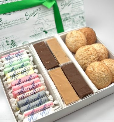 Salt Water Taffy, Fudge, and Macaroons Combo