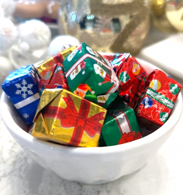 Holiday Chocolate Foil Wrapped Presents