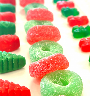 Holiday Gummy Rings